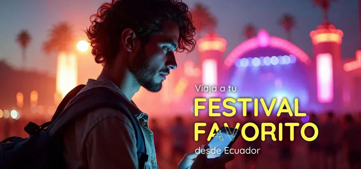 Viaja a tu festival favorito desde Ecuador: Explora todo de Estéreo Picnic & Coachella
