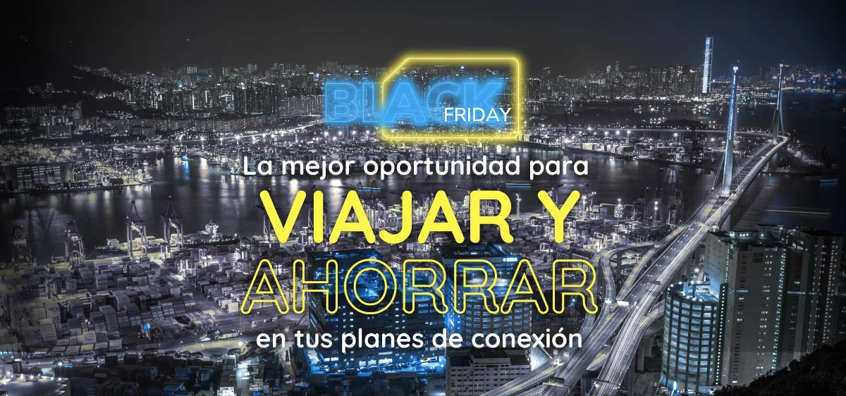 Black Friday 2024: la mejor oportunidad para viajar y ahorrar en tus planes de conexión